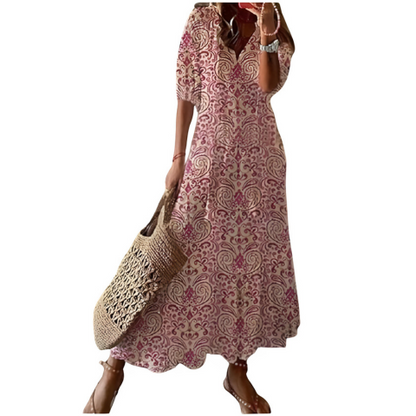 Robe femme longue et confortable décontractée