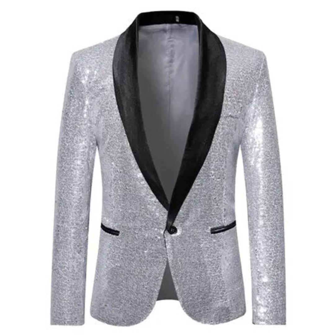 Blazer Formel Pour Homme Avec Paillettes | Fête