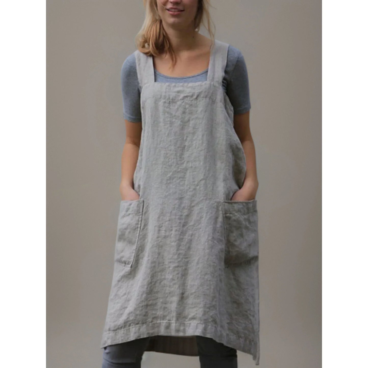 Robe de Cuisine Femme Pratique avec Poches - PanierRoyale
