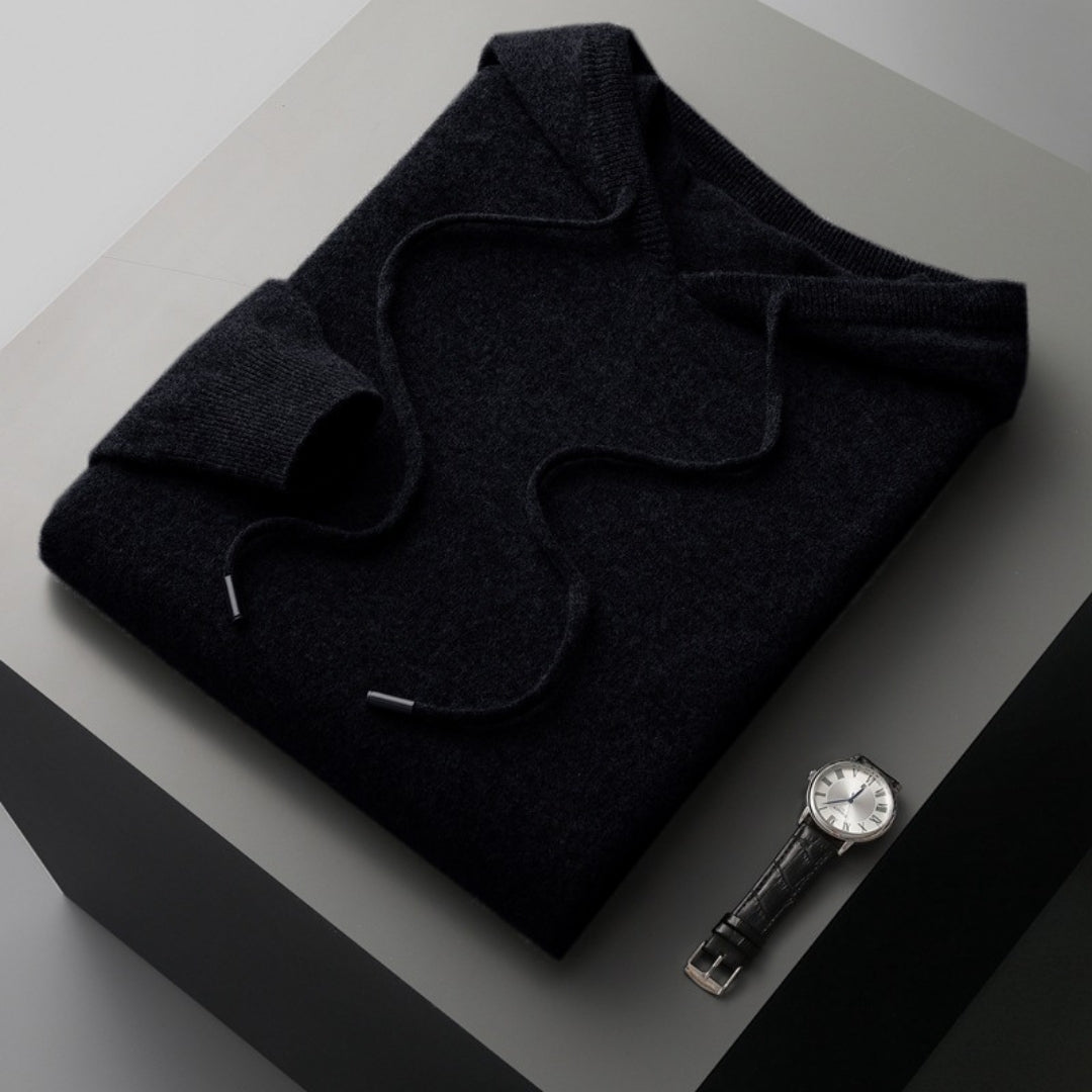 Pull à Capuche en Cachemire Doux pour Printemps