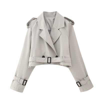 Manteau Femme Long et Élégant avec Ceinture Tailleur