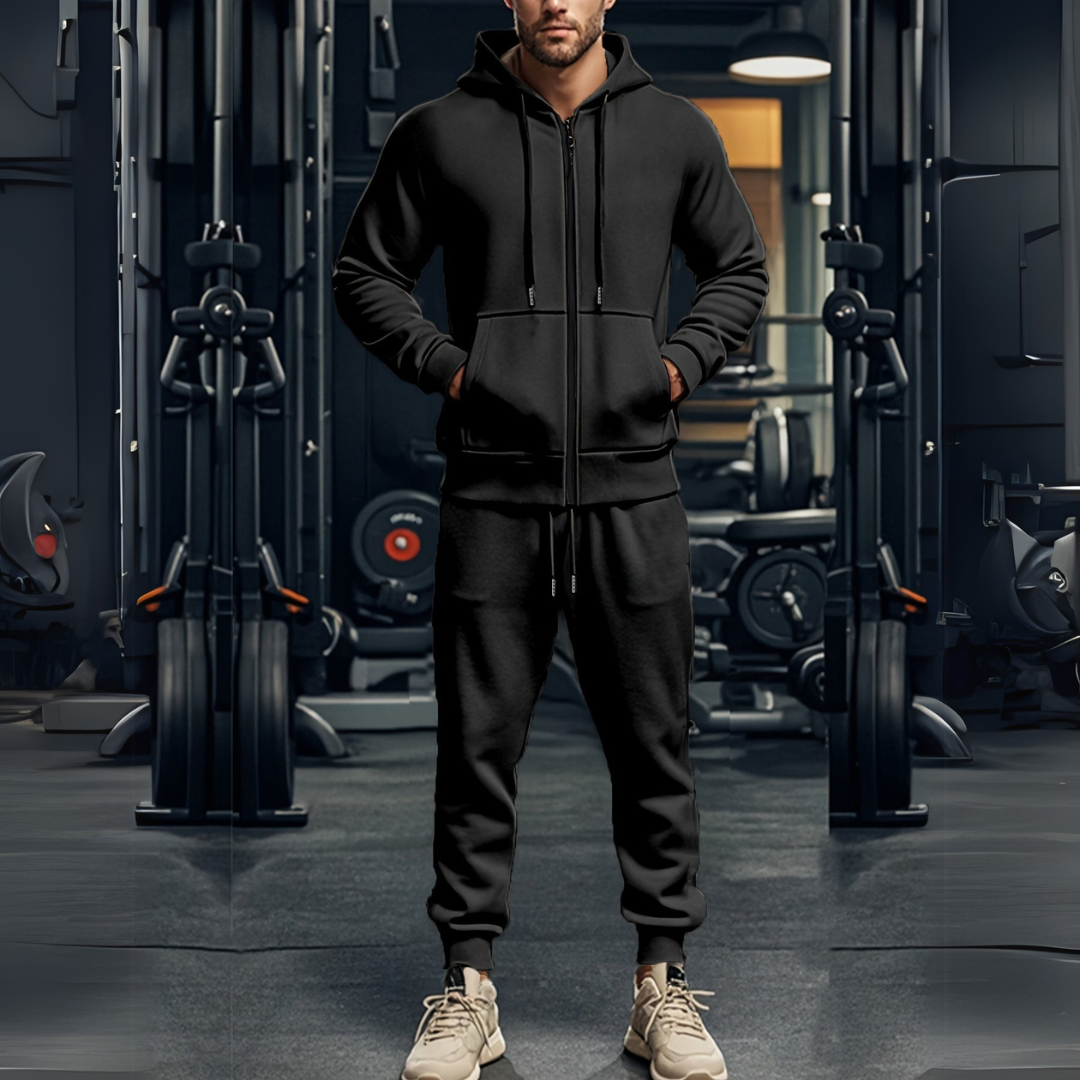 Survêtement 2 Pièces Décontracté - Sweat à Capuche et Jogging Confortable - PanierRoyale