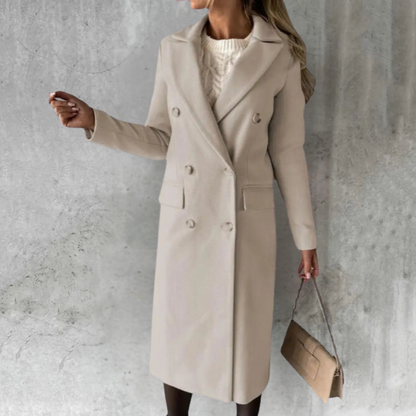 Trenchcoat Femme Long Double Boutonnage Élégant