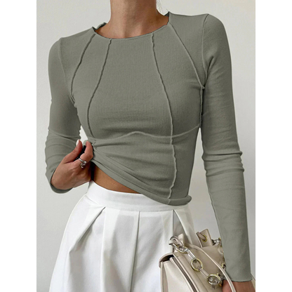 Pull Femme Classique à Manches Longues