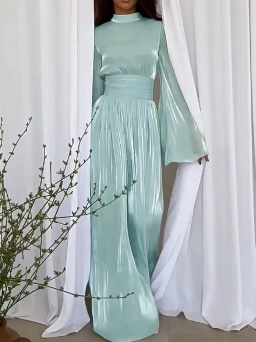 Robe Longue Féminine Taille Haute Élégante - PanierRoyale