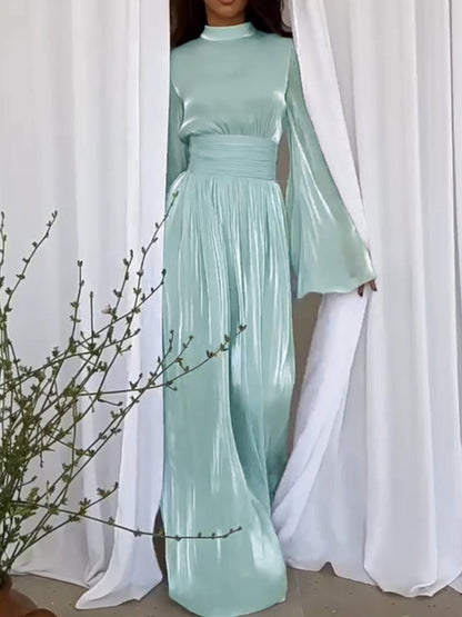 Robe Longue Féminine Taille Haute Élégante - PanierRoyale