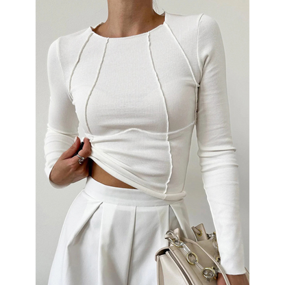 Pull Femme Classique à Manches Longues