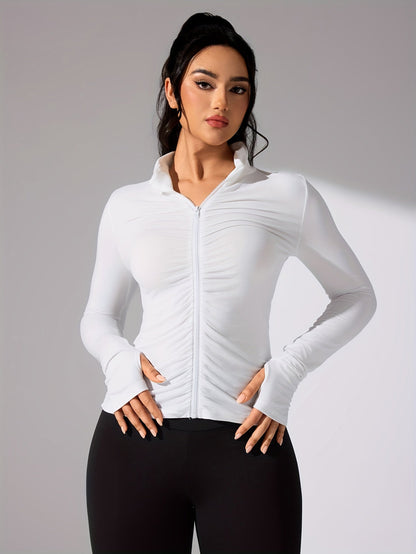 Blouson Femme Sport Chic Long Manche