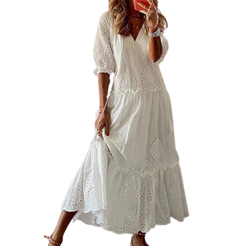 Robe femme longue et confortable décontractée