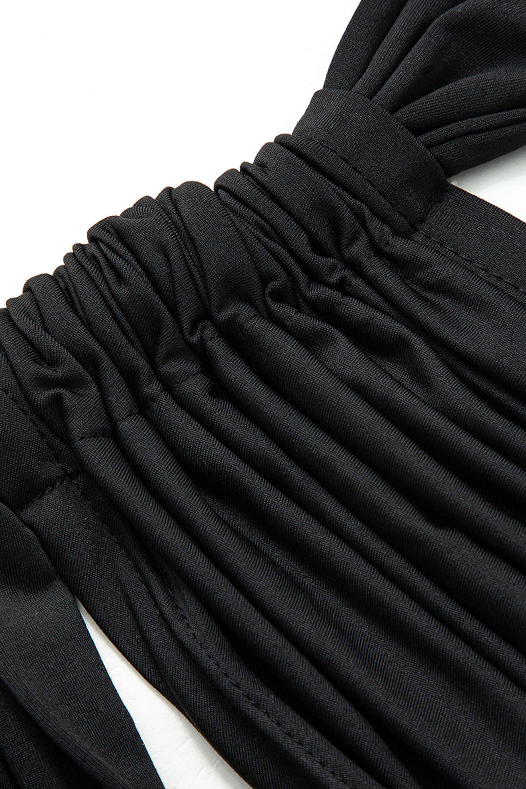 Robe de Soirée Élegant Manche Asymétrique Longue