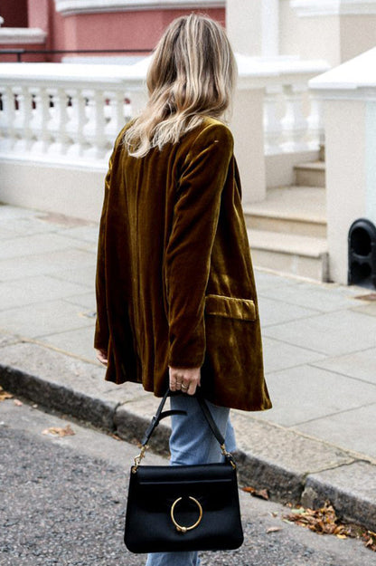 Blazer femme élégant avec manches longues