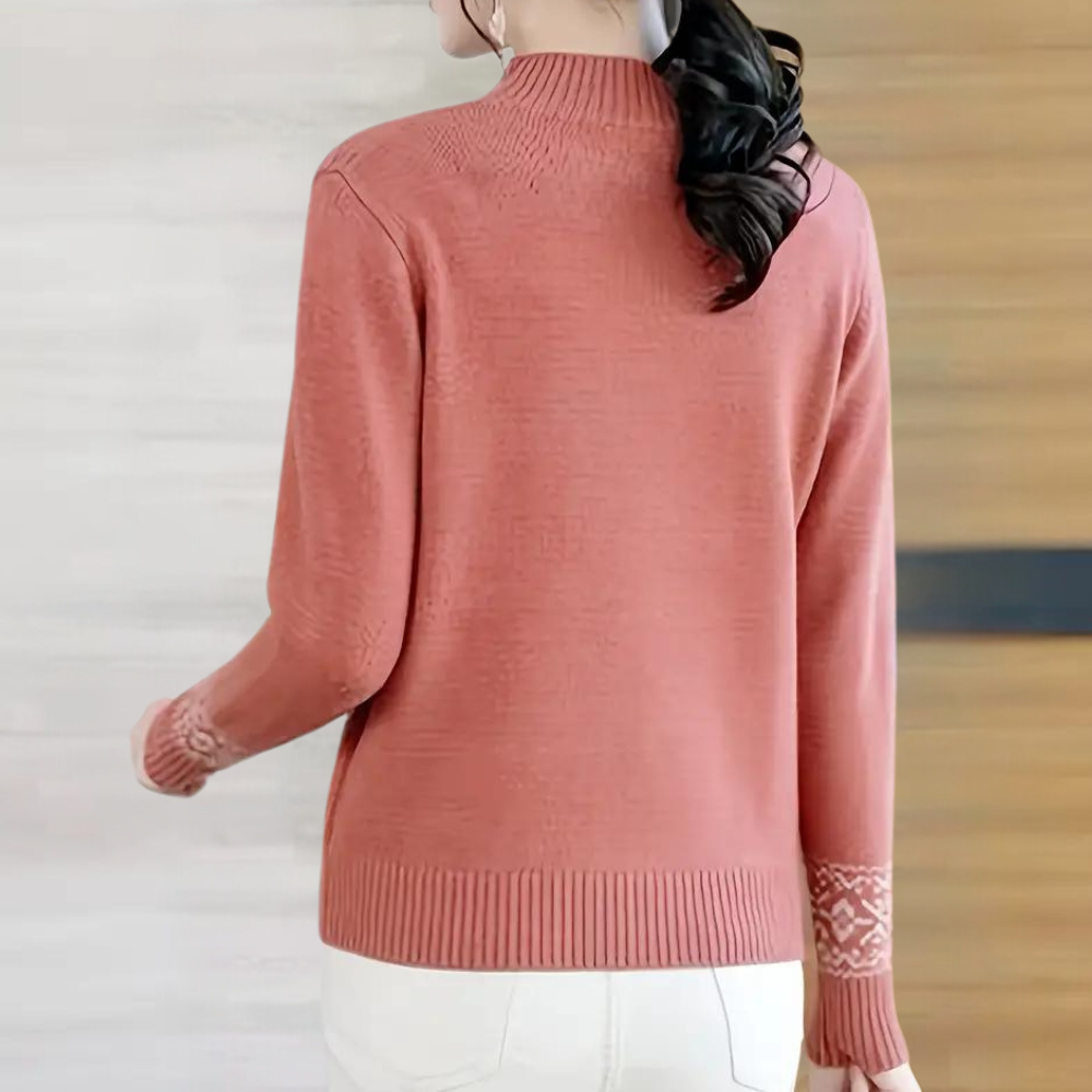 ASYA - Pull Col Roulé pour Femme