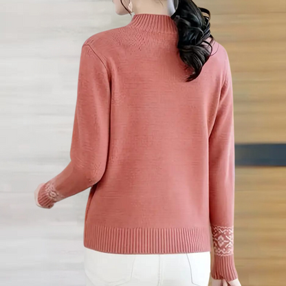 ASYA - Pull Col Roulé pour Femme