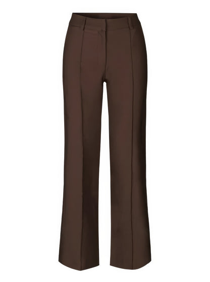 Pantalon femme décontracté à poches latérales