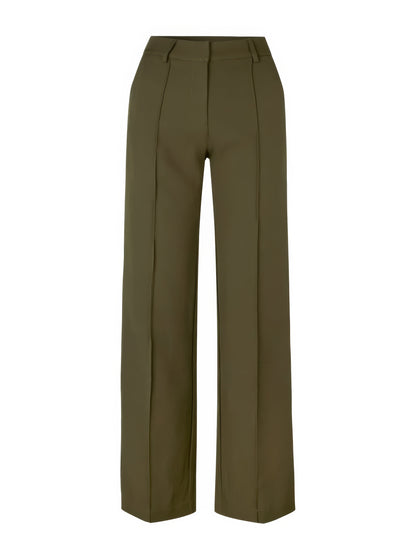 Pantalon femme décontracté à poches latérales