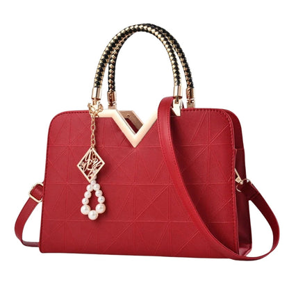 Sac à main Femme élégant avec fermeture éclair et détails cousus
