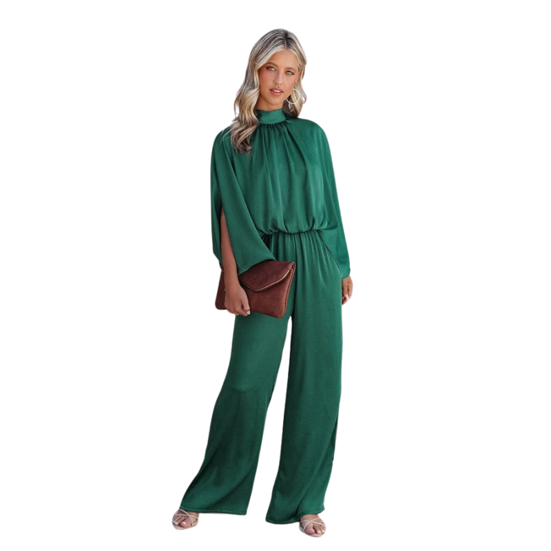 Robe Combinaison Féminine Manches Longues Chic - PanierRoyale