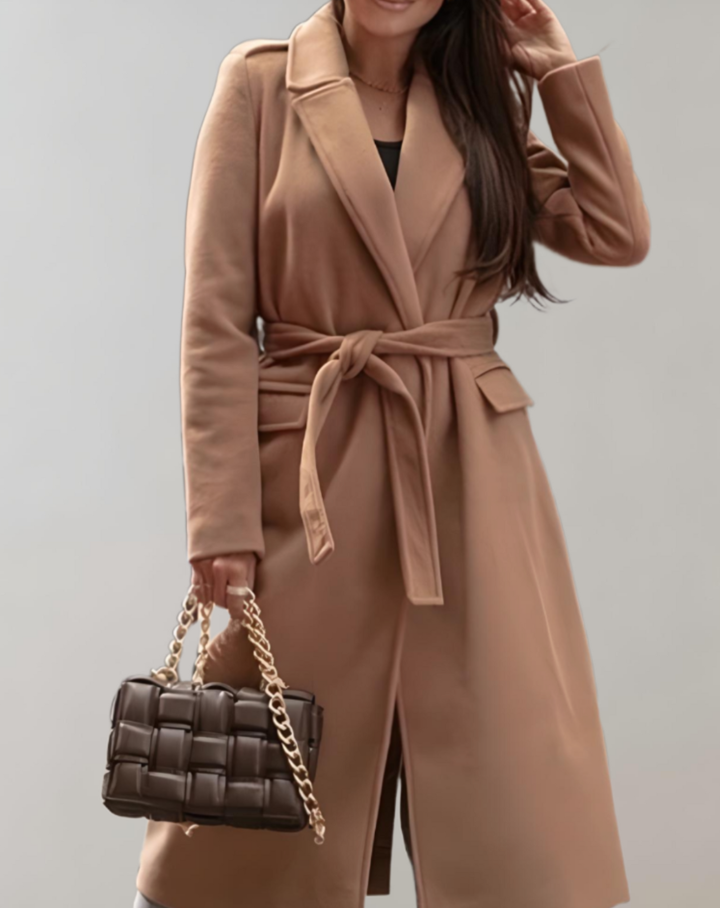 Manteau Femme Long Élégant et Chaud pour Hiver