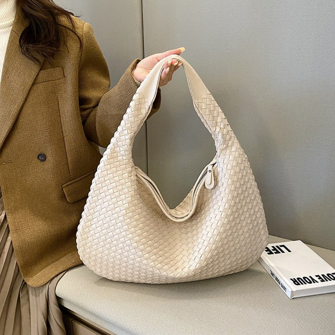 Sac à Main Cuir Tressé Chic pour Femme