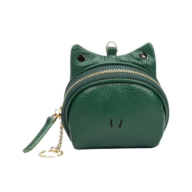 Porte-monnaie Cuir Classique avec Fermeture Zip