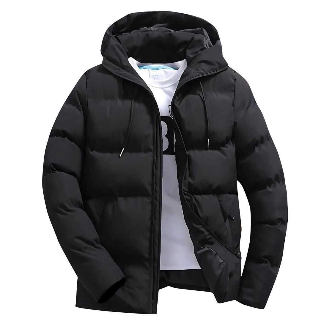 Manteau Homme Hiver - Parka Imperméable avec Capuche et Doublure Chaude