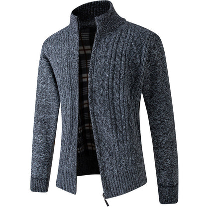 Pull Homme Velours Chaud et Élégant