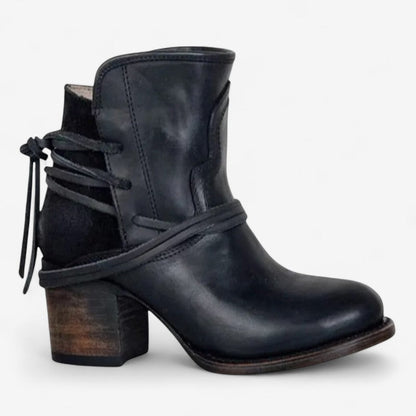 Bottines Femme Haut Talon Bloc Comfort - PanierRoyale