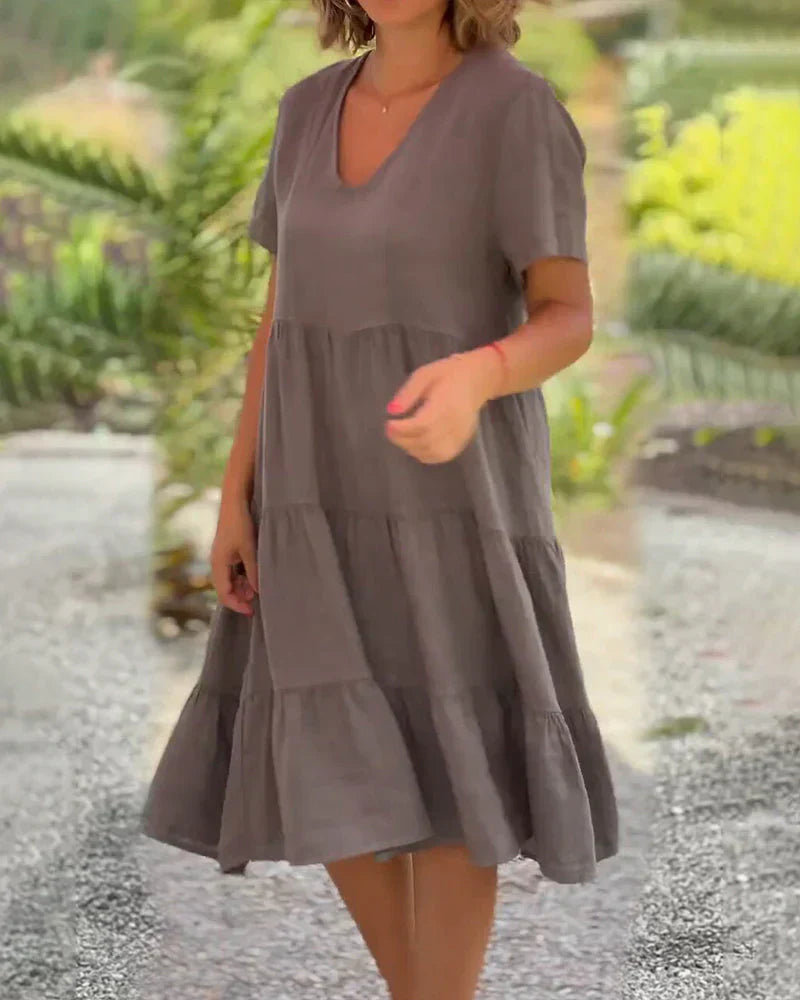 Robe de Soirée Chic Mi-Longue pour Mariage et Fêtes