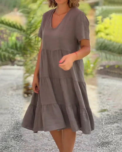Robe de Soirée Chic Mi-Longue pour Mariage et Fêtes