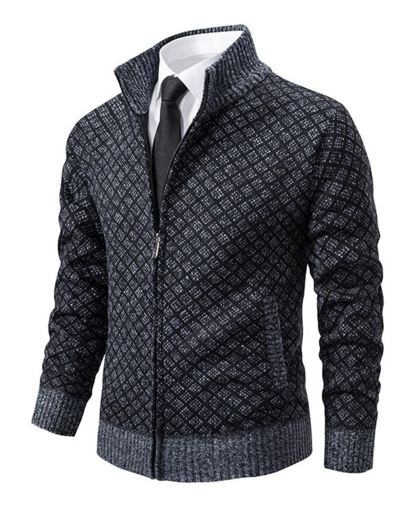 Veste hiver zippée chaude et stylée