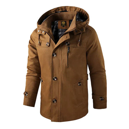 Veste à capuche sport polo homme polyester - PanierRoyale