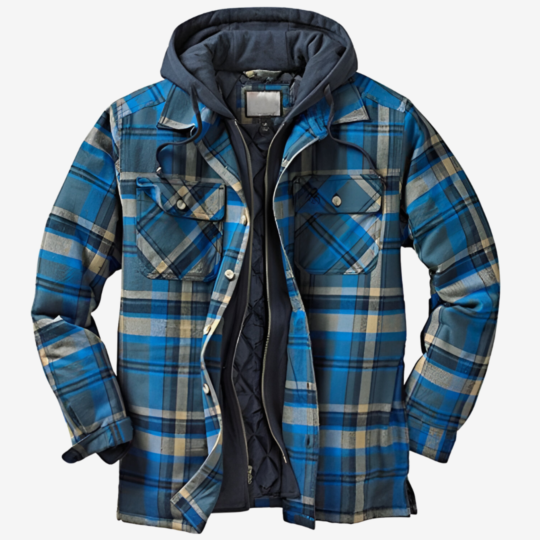 Veste à capuche homme cuir noir étanche et chic
