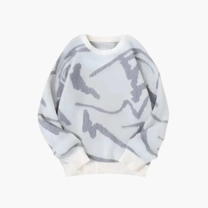 Pull Chaud Hiver en Laine Mélangée