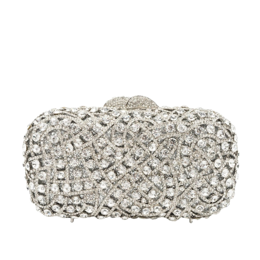Sac Pochette Élégant en Losange Brodé - PanierRoyale