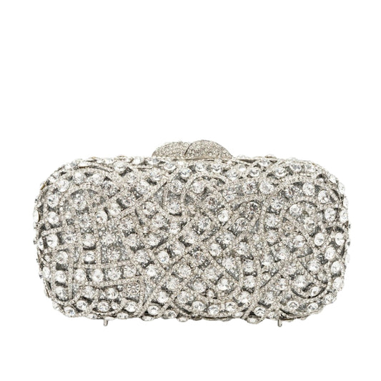 Sac Pochette Élégant en Losange Brodé - PanierRoyale