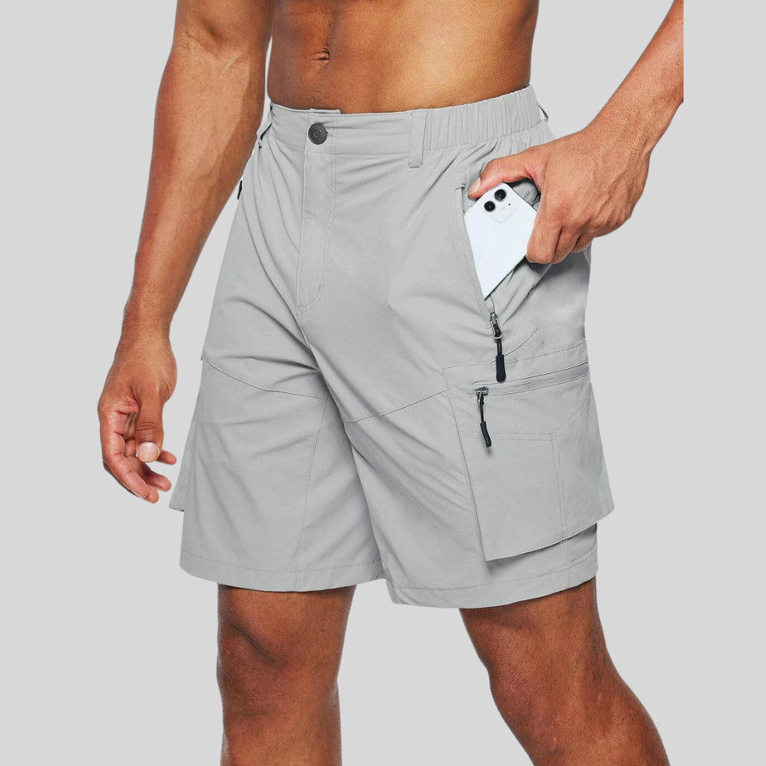 Short de randonnée homme imperméable pour plein air