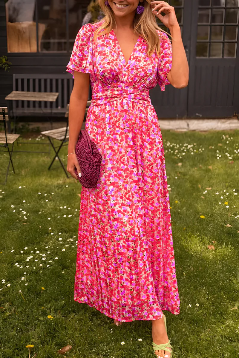 Robe Été Longue Florale Chic pour Femme