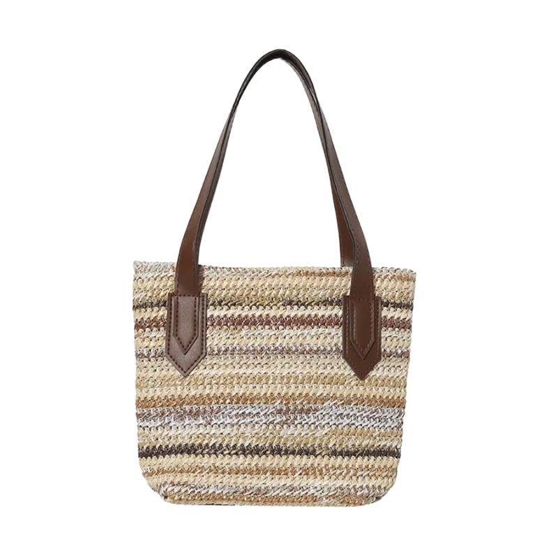 Sac à main femme à rayures tendance - PanierRoyale