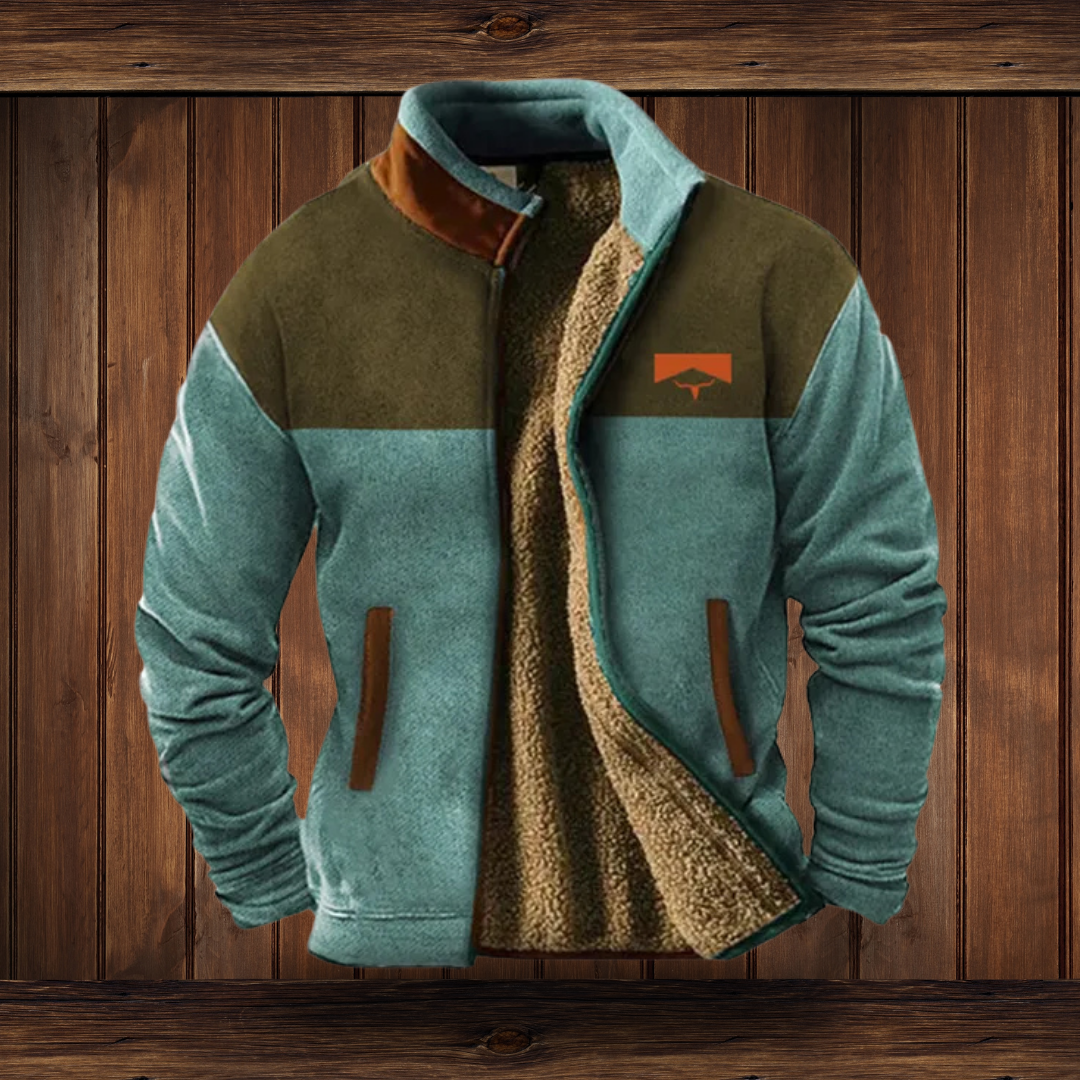 Veste Hiver Écologique Doublée Polaire Chaud Beige