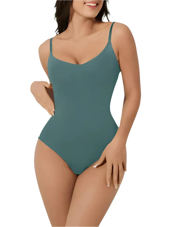 Maillot de Bain Femme Une-Pièce Élégant avec Bretelles Réglables