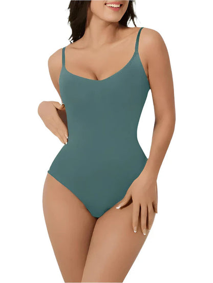 Maillot de Bain Femme Une-Pièce Élégant avec Bretelles Réglables
