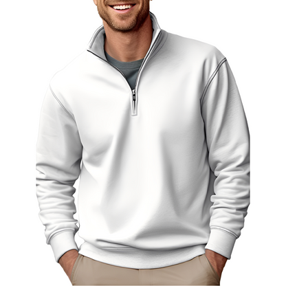 Pull Homme Zippé Classe et Confortable pour Tous les Jours