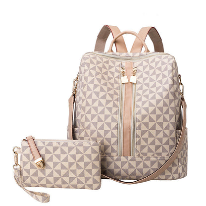 Sac à dos Femme Cuir Pu avec Imprimé Fleuri