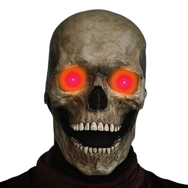Masque Halloween Latex Effet Éclairant Épouvantable - PanierRoyale