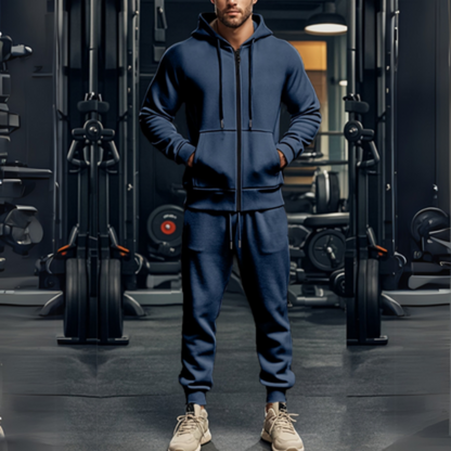 Survêtement 2 Pièces Décontracté - Sweat à Capuche et Jogging Confortable
