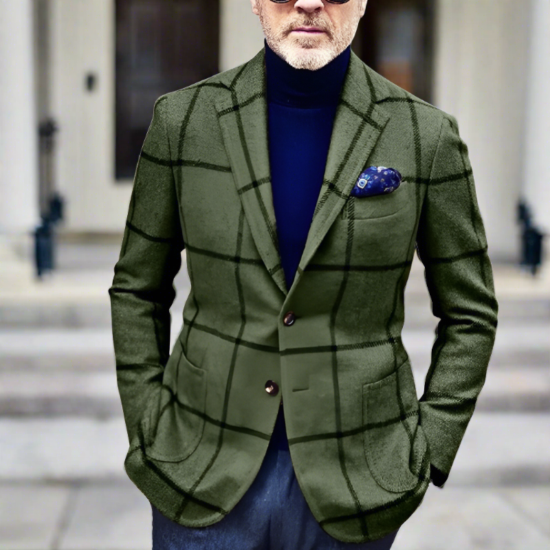 Blazer Homme Carreaux Élégant et Raffiné - BerlinGlamour