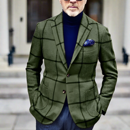 Blazer Homme Carreaux Élégant et Raffiné - BerlinGlamour