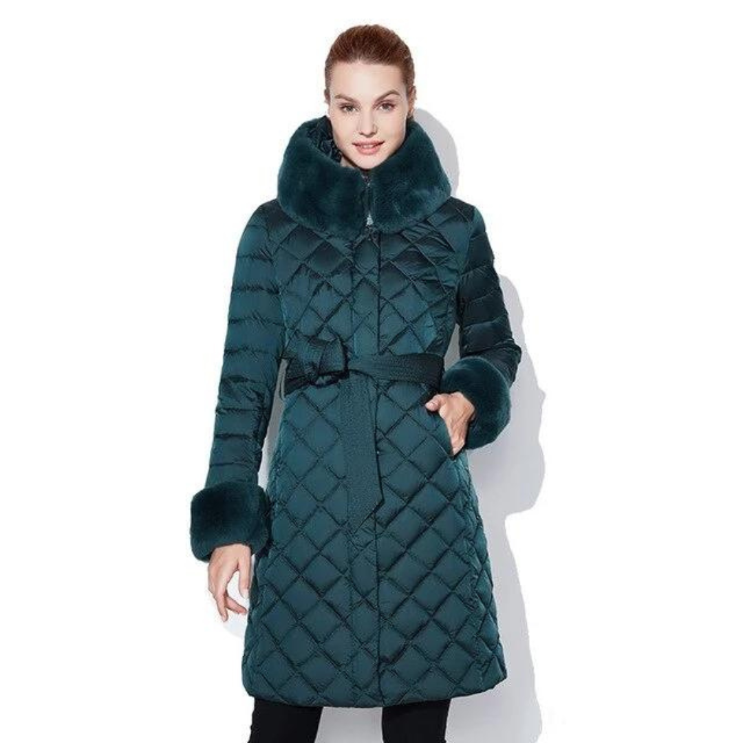 Manteau Femme Long Élégant Hiver Doux