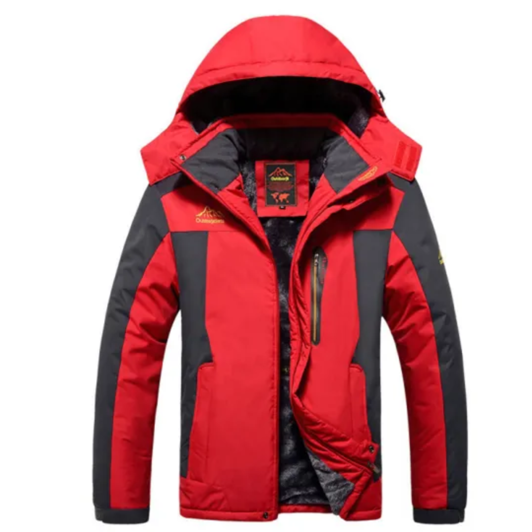 Veste Homme Hiver Imperméable avec Capuchon et Isolation Chaude