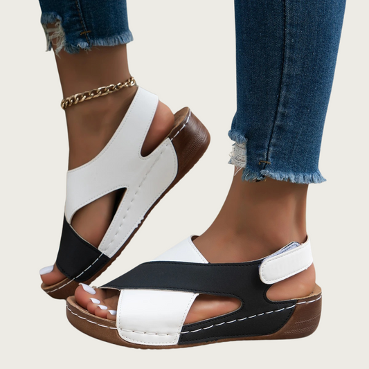 Sandales Femmes Plates à Sangle Réglable et Confortables - PanierRoyale